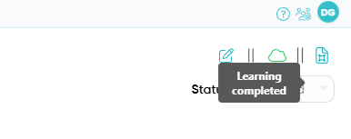 `Learning status showcase.`